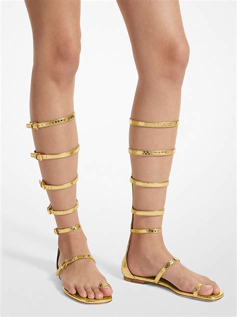 michael kors gladiator sandals|Juliette Leather Gladiator Sandal .